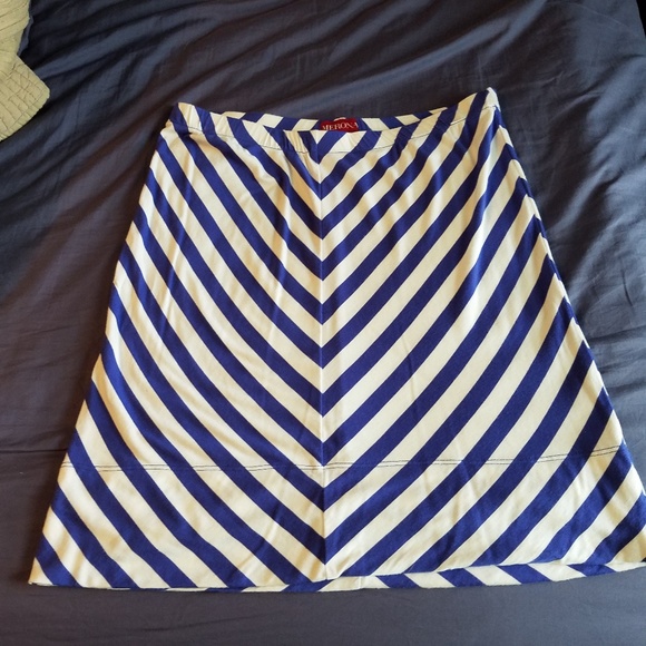 Merona Dresses & Skirts - 2 Merona Knee-Length Striped Skirts - Medium